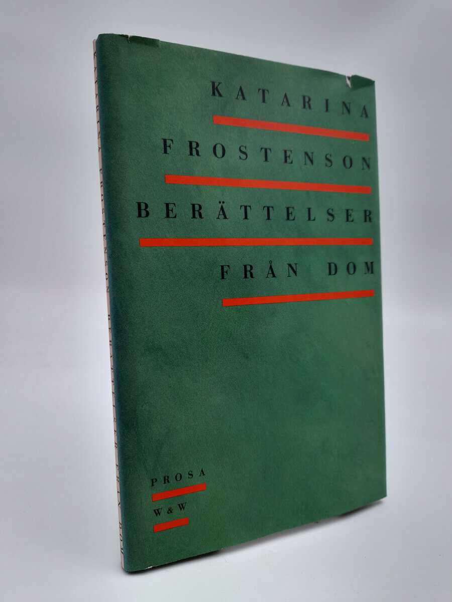 Katarina Frostenson : Berättelser från dom