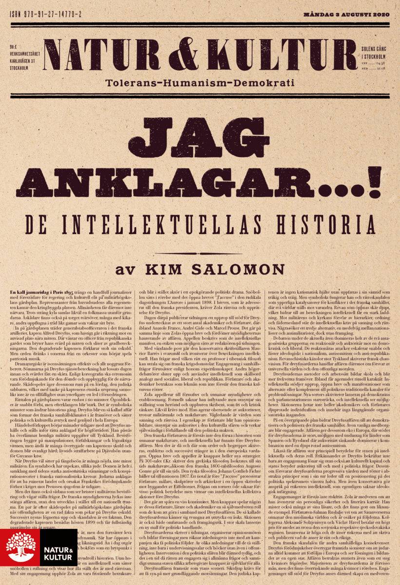 Kim Salomon : Jag anklagar : de intellektuellas historia