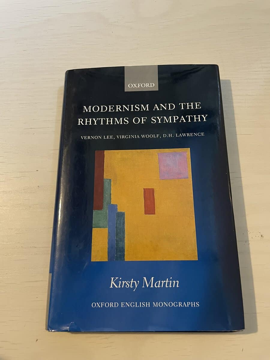 Kirsty Martin : Modernism and the rhythms of sympathy