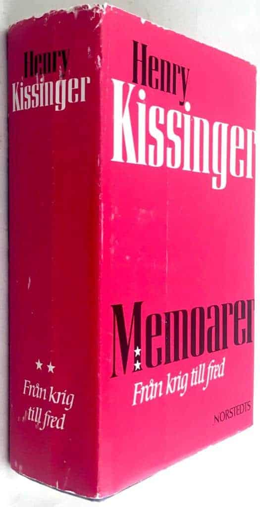 Kissinger, Henry ; Åhman, Sven : Memoarer