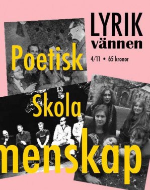 Klara Rasmussen : Lyrikvännen 4(2011) Poetiska skolor
