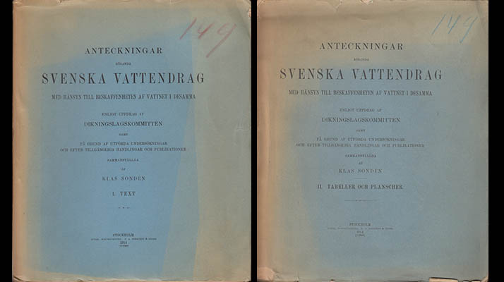 Klas Sondén : Anteckningar