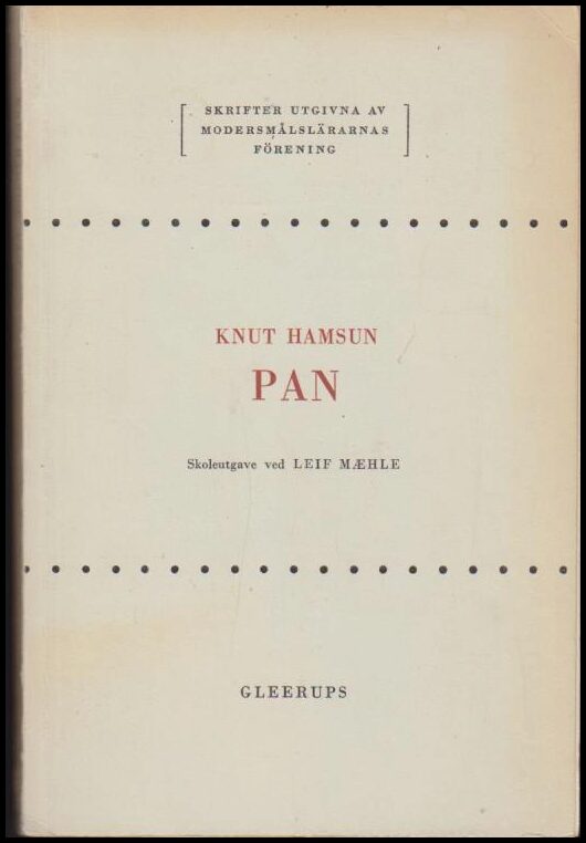 Knut Hamsun : Pan