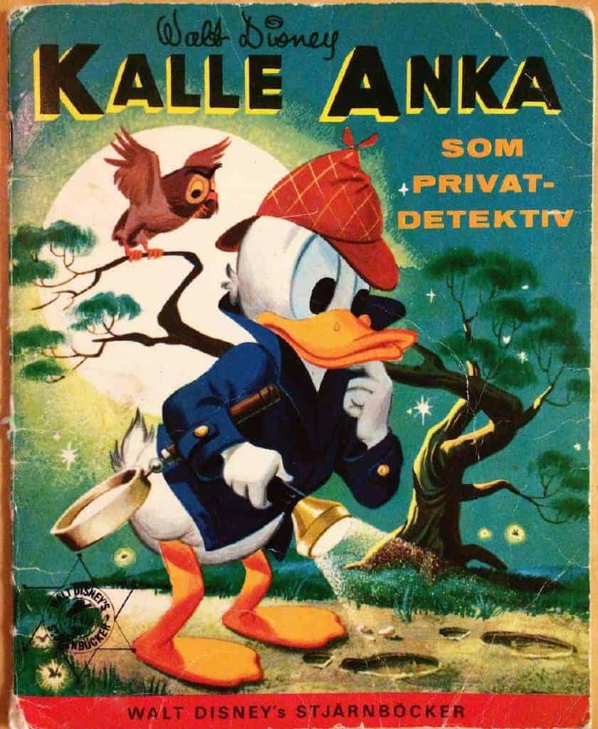 Knutsson, Walt Disney ; Svensk text: Erna och Gösta : Kalle Anka som privatdetektiv