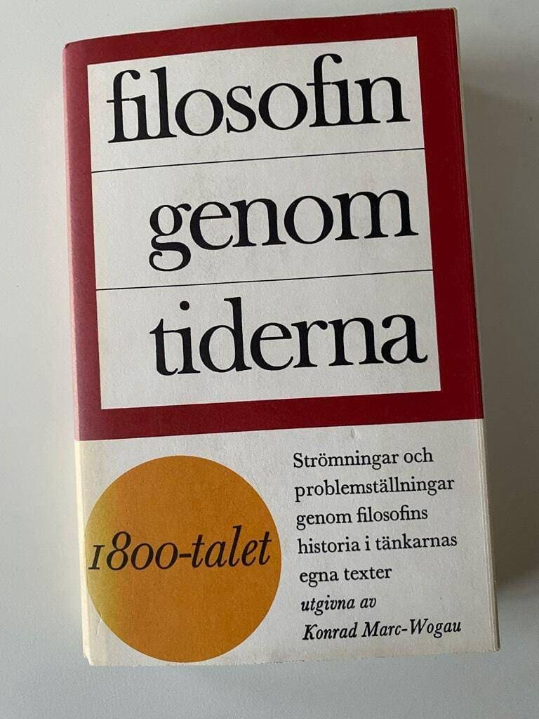 Konrad Marc-Wogau : Filosofin genom tiderna