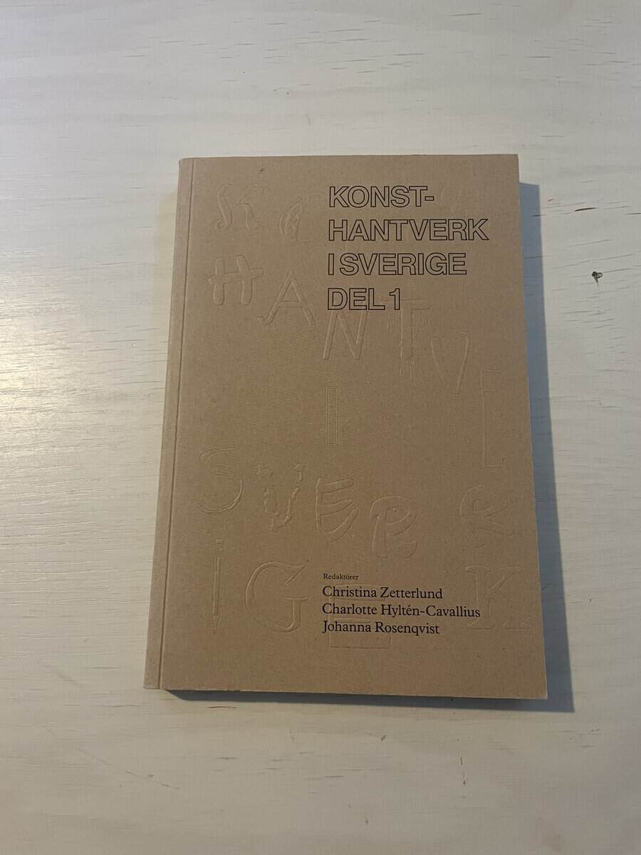 Konsthantverk i Sverige del 1