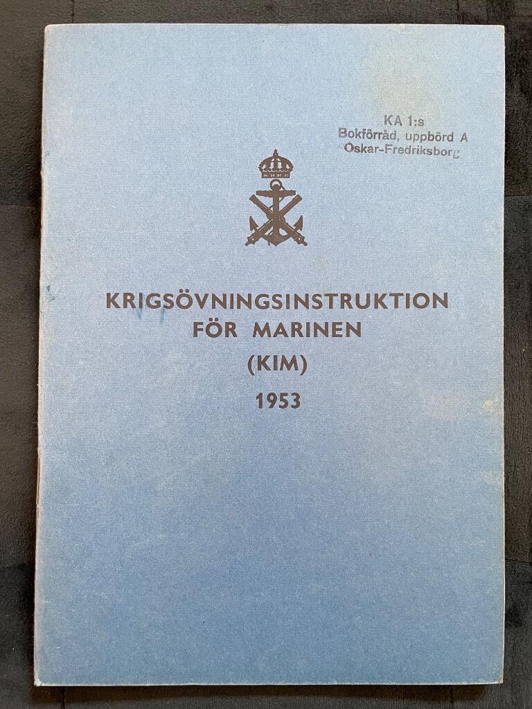 Krigsinstruktion för marinen (KIM) 1953