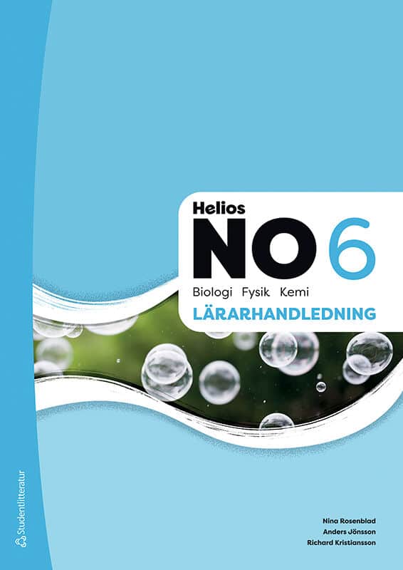 Kristiansson, Richard ; Jönsson, Anders ; Rosenblad, Nina | HELIOS NO 6 LÄRARPAKET - TRYCKT BOK + DIGITAL LÄRARLICENS 36 MÅN
