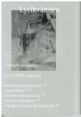 Kristoffer Folkhammar : Lyrikvännen 6 2020