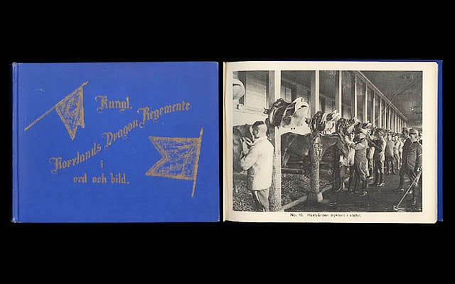 Kungl. Norrlands Dragon Regemente i ord och bild [=pärmtitel]