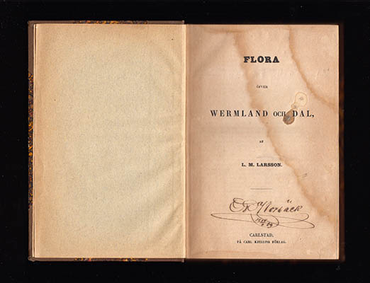 L. M. Larsson : Flora öfver Wermland och Dal
