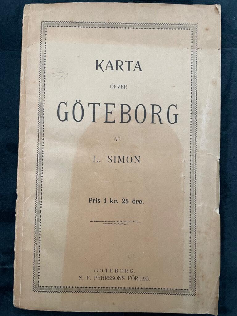 L. Simon : Karta öfver Göteborg