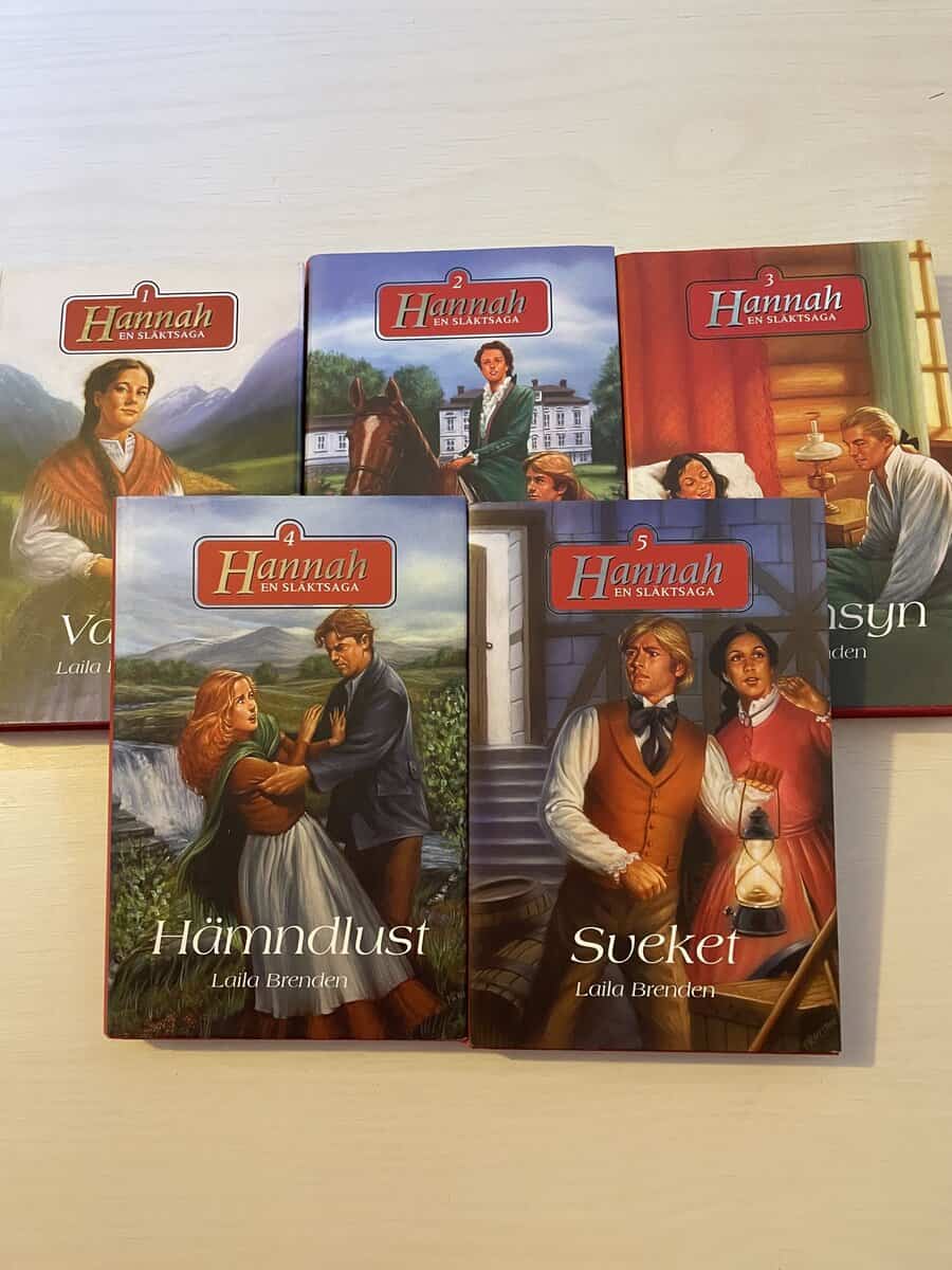Laila Brenden : Hannah en släktsaga 1-5 - Valet - Förföljd - Drömsyn - Hämndlust - Sveket