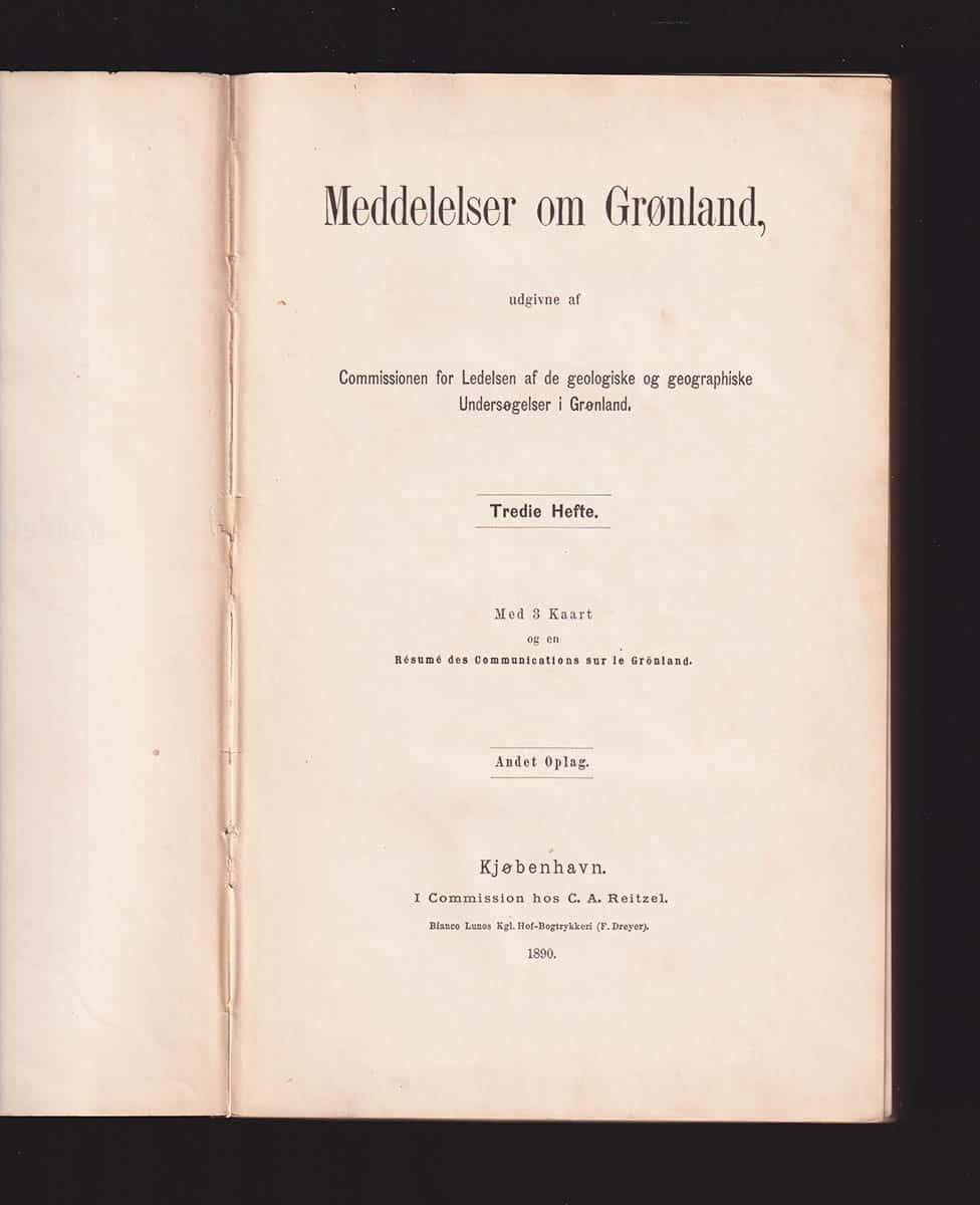 Lange, Johan (1818-1898) ; Jensen, C. (Christian Erasmus Otterstrøm,   1859-1941) : Conspectus florae Groenlandicae. Oversigt over Grønlands flora. Tredje Hefte + Del 3:1-2 [av 4]