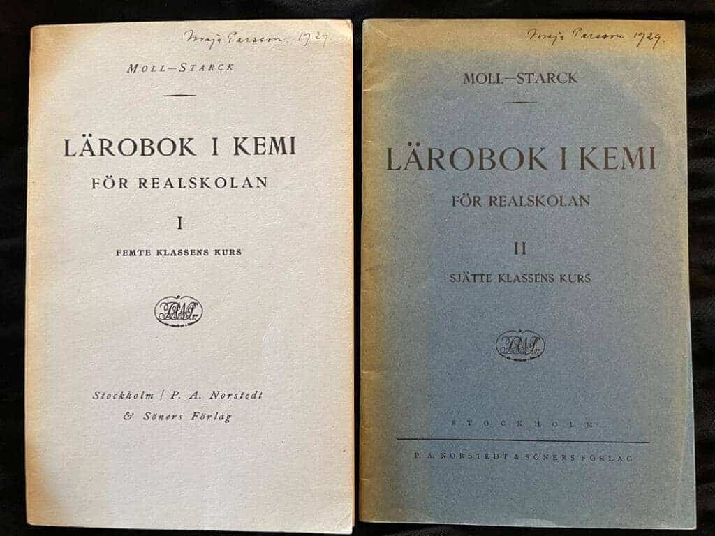 Lärobok i kemi för realskolan I-II