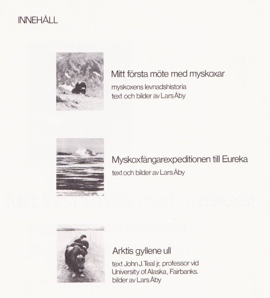 Lars Åby : Myskoxen