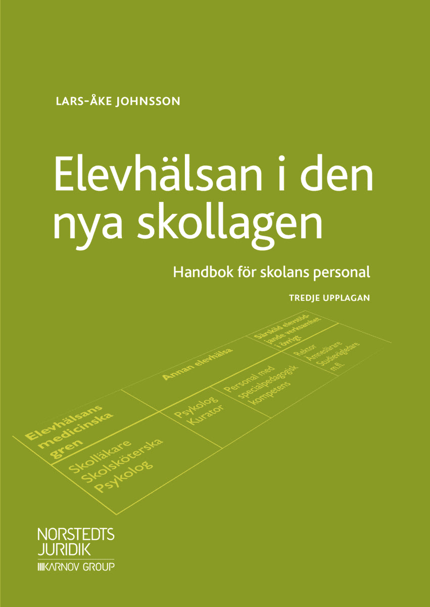 Lars-Åke Johnsson : Elevhälsan i den nya skollagen : handbok för skolans personal