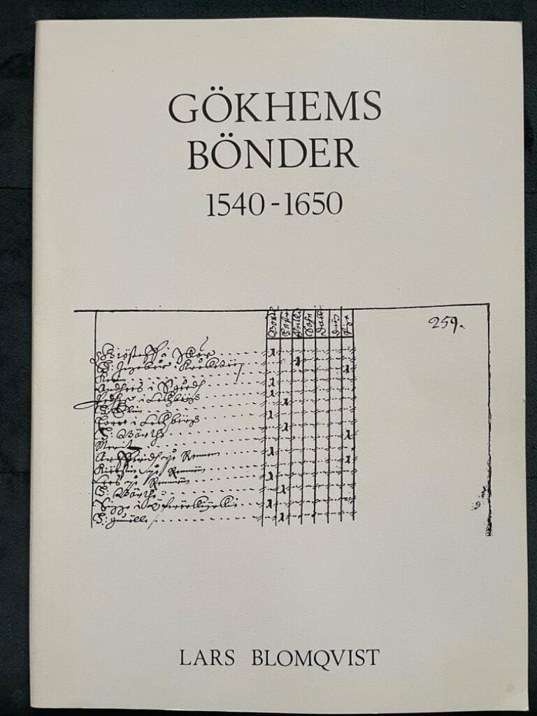 Lars Blomqvist : Gökhems bönder 1540-1650