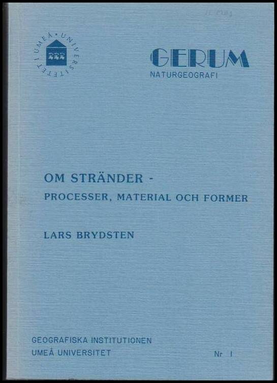 Lars Brydsten : Om stränder
