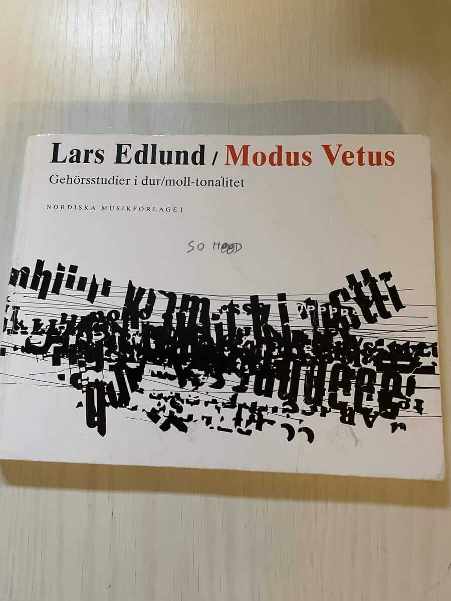 Lars Edlund : Modus vetus gehörsstudier i dur/moll-tonalitet