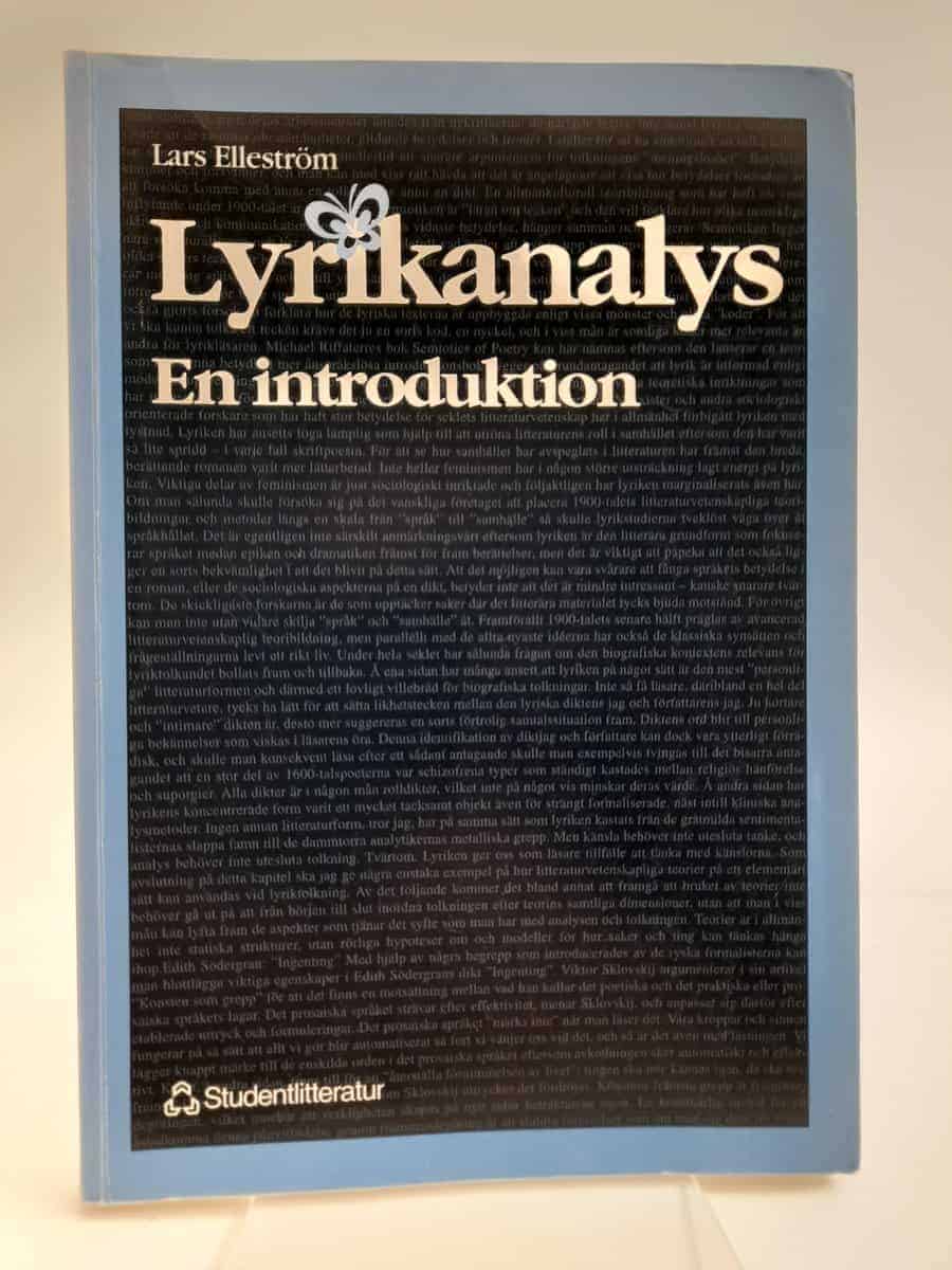 Lars Elleström : Lyrikanalys