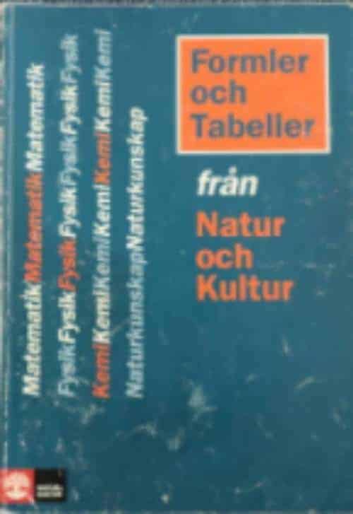 Lars-Eric Björk ; Hans Brolin ; Helen Pilström ; Rune Alphonce : Formler och Tabeller