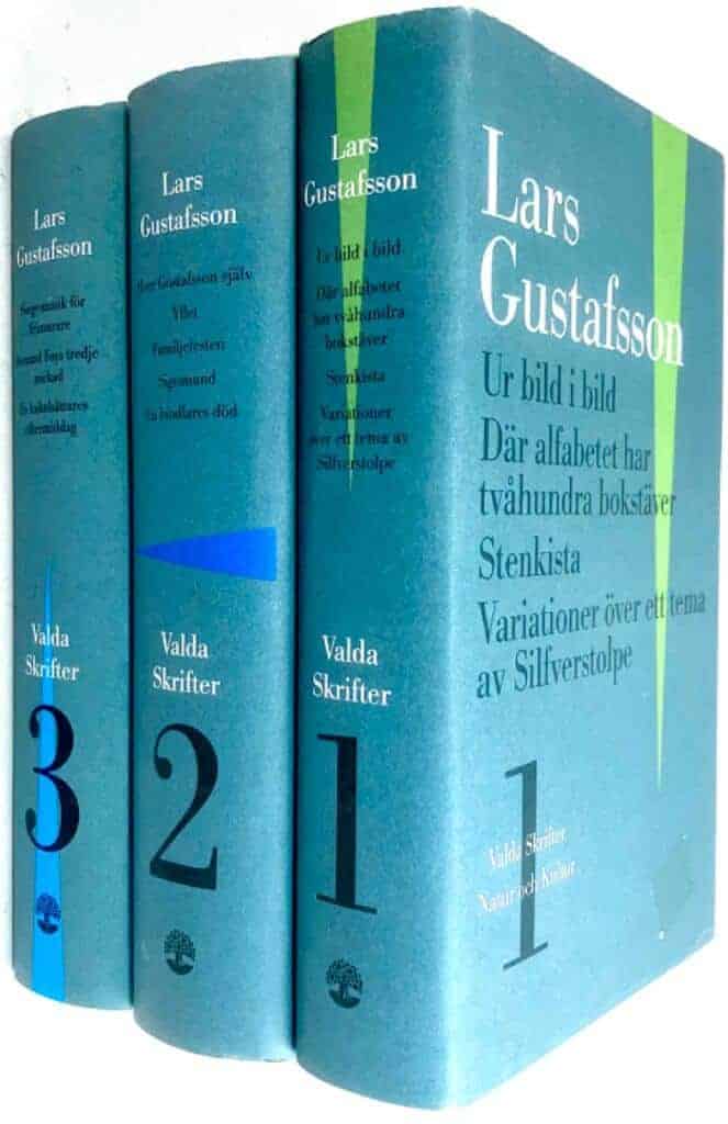 Lars Gustafsson : Valda skrifter, Del 1-3 [Tre volymer]
