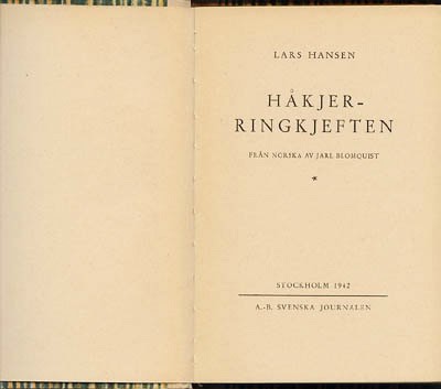 Lars Hansen : Håkjerringkjeften