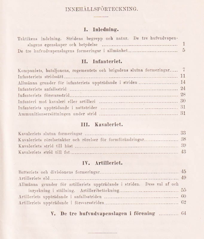 Lars Herman Tingsten : De tre hufvudvapenslagens formella taktik
