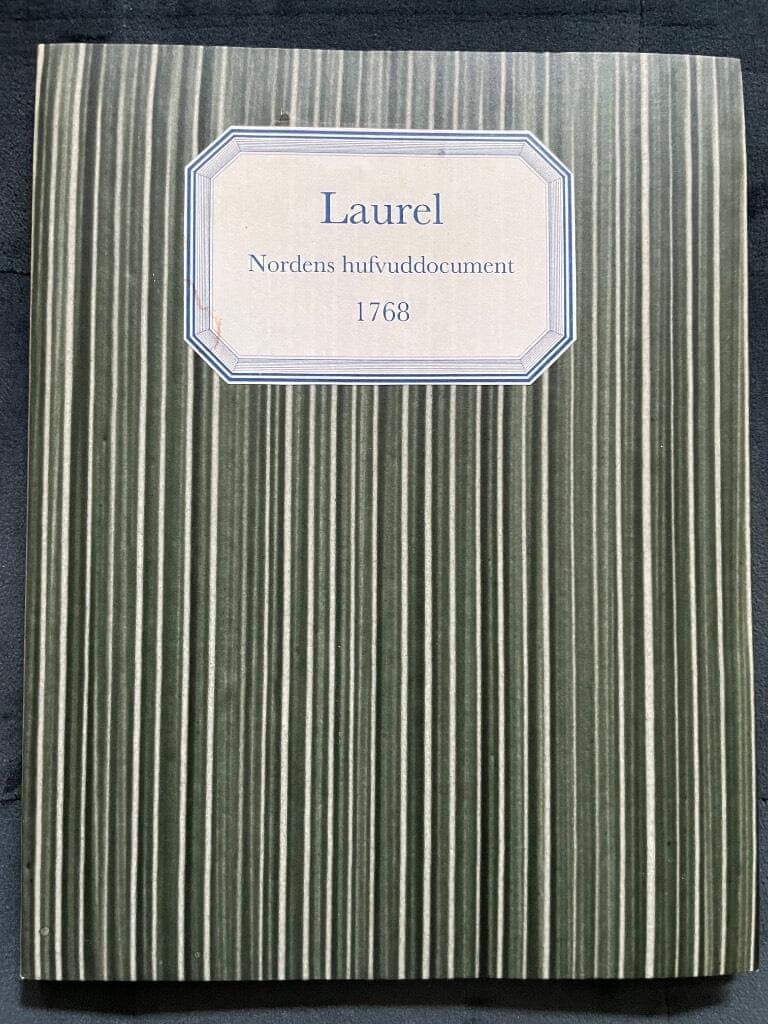 Lars Laurel : Nordens huvud-document äller runa-alphabetets hemlighet igenom tvänne ægyptier det suenska och danska språket til heder uptäckd