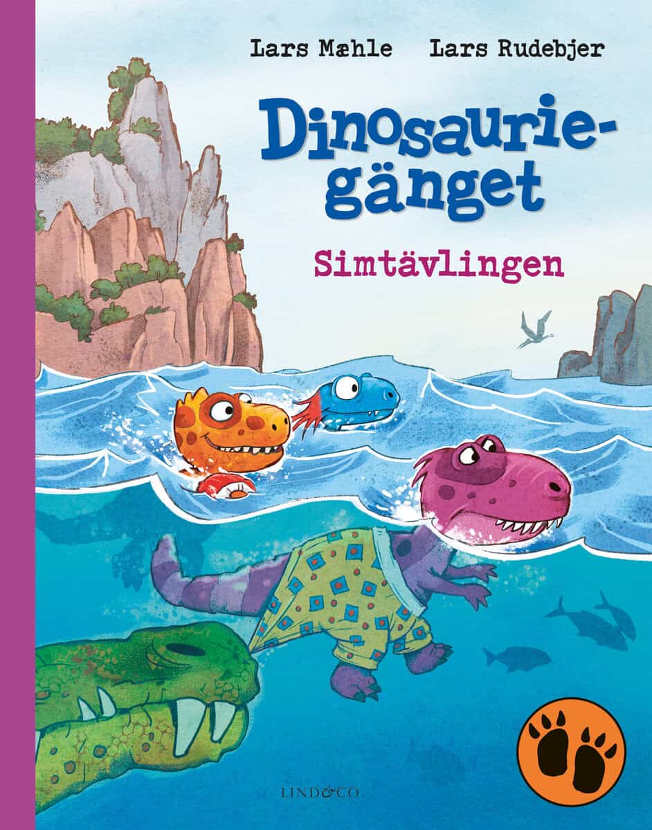Lars Mæhle : Dinosauriegänget. Simtävlingen