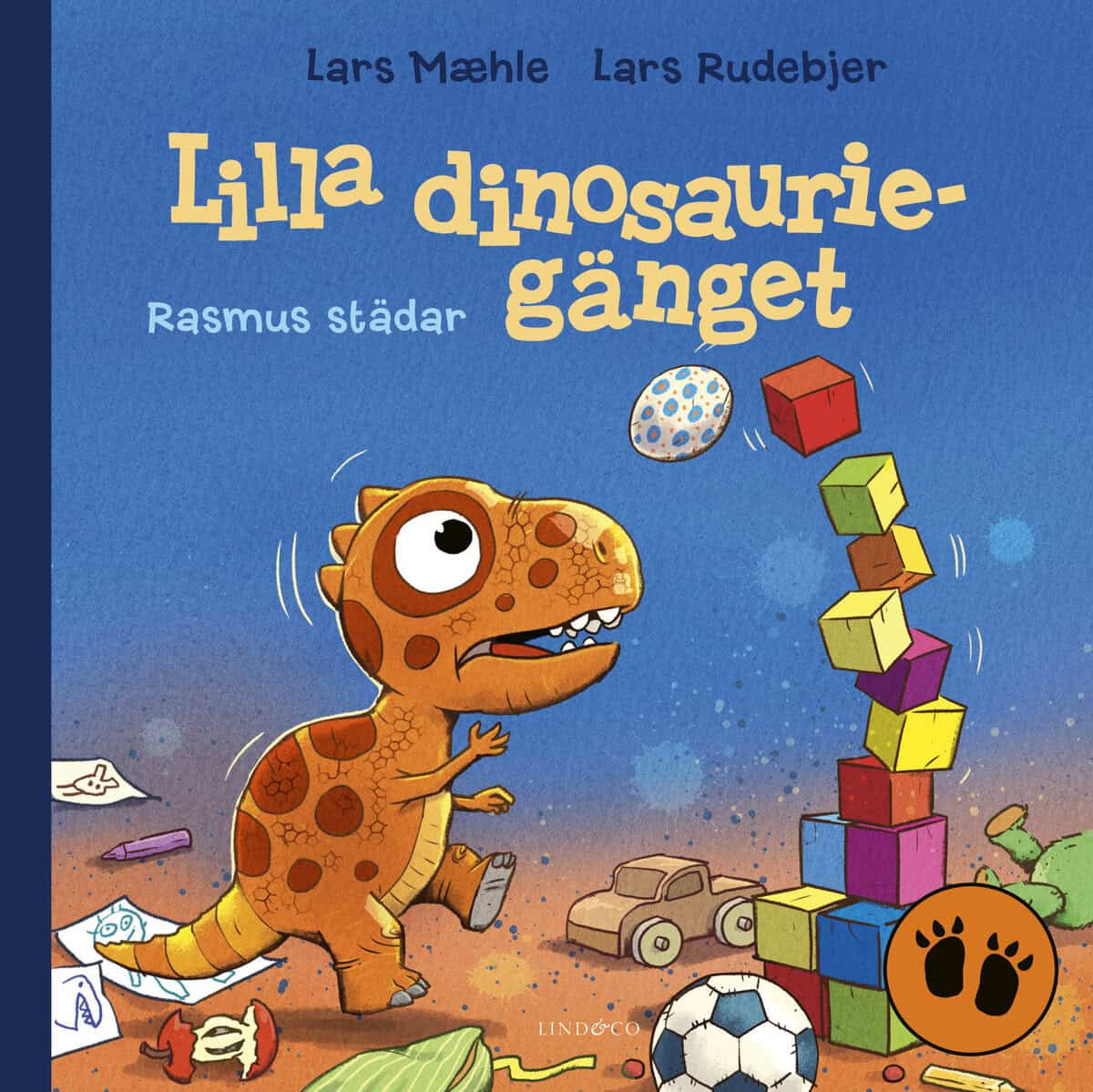 Lars Mæhle : Lilla dinosauriegänget. Rasmus städar