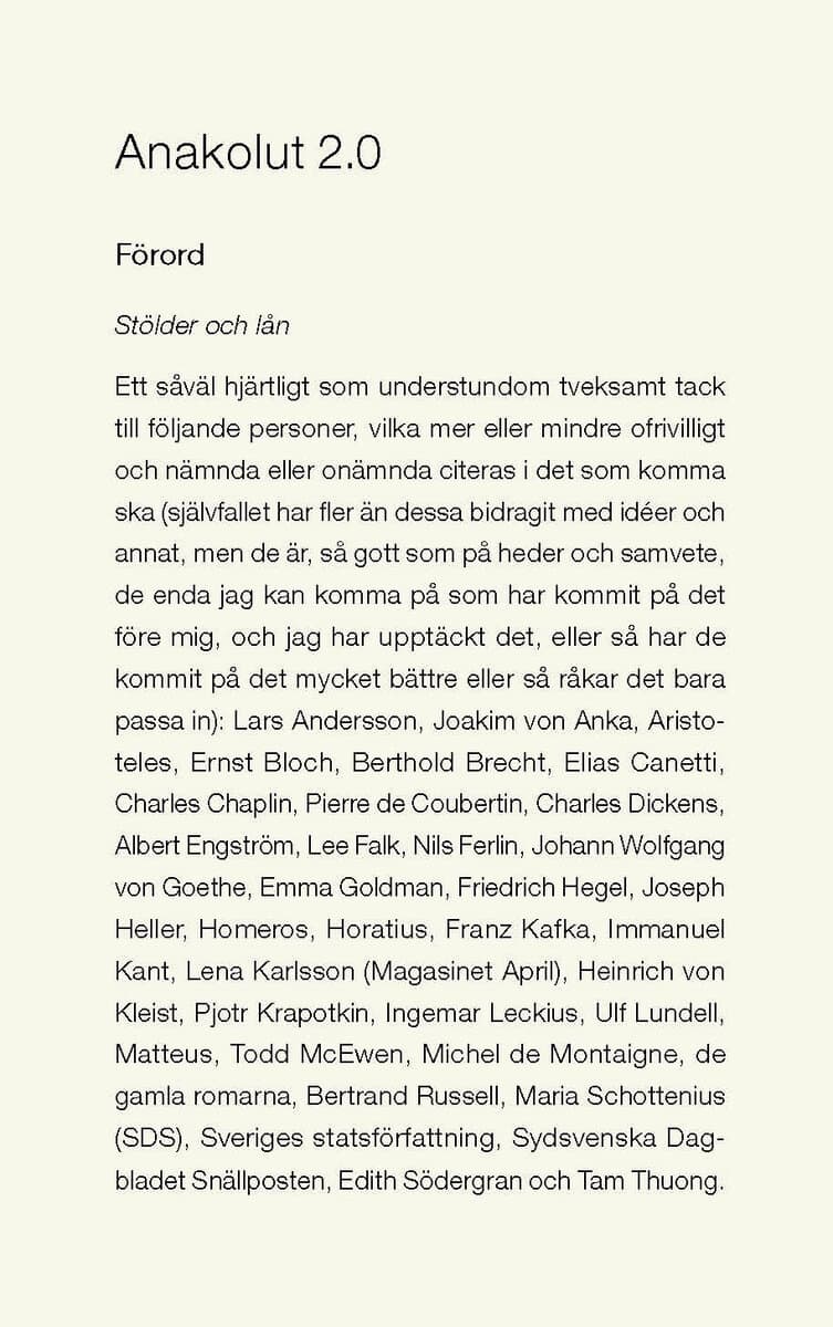 Lars Torstenson : Anakolut 2.0