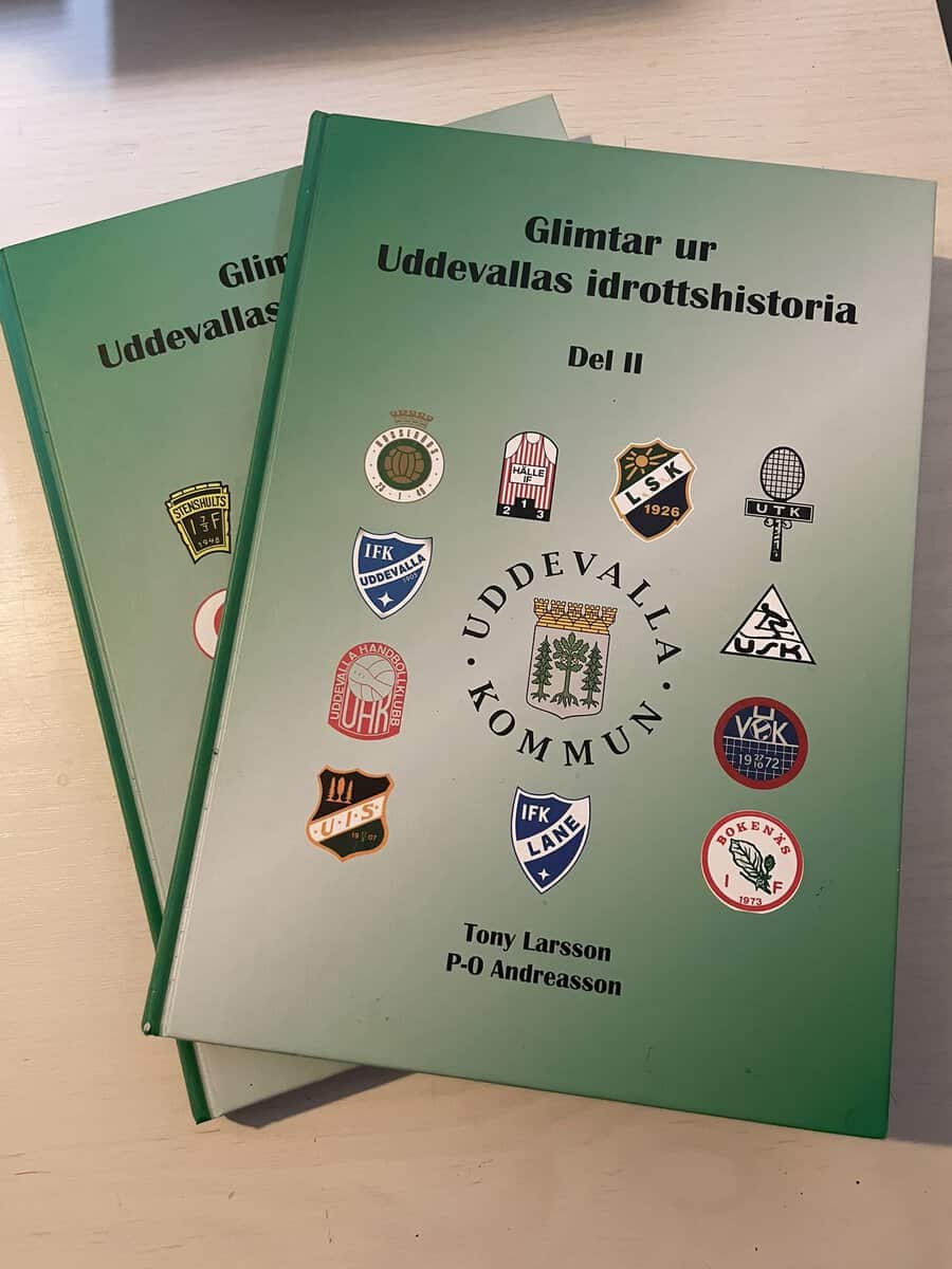 Larsson, Tony, Andreasson, P-O : Glimtar ur Uddevallas idrottshistoria Del I-II (1-2)