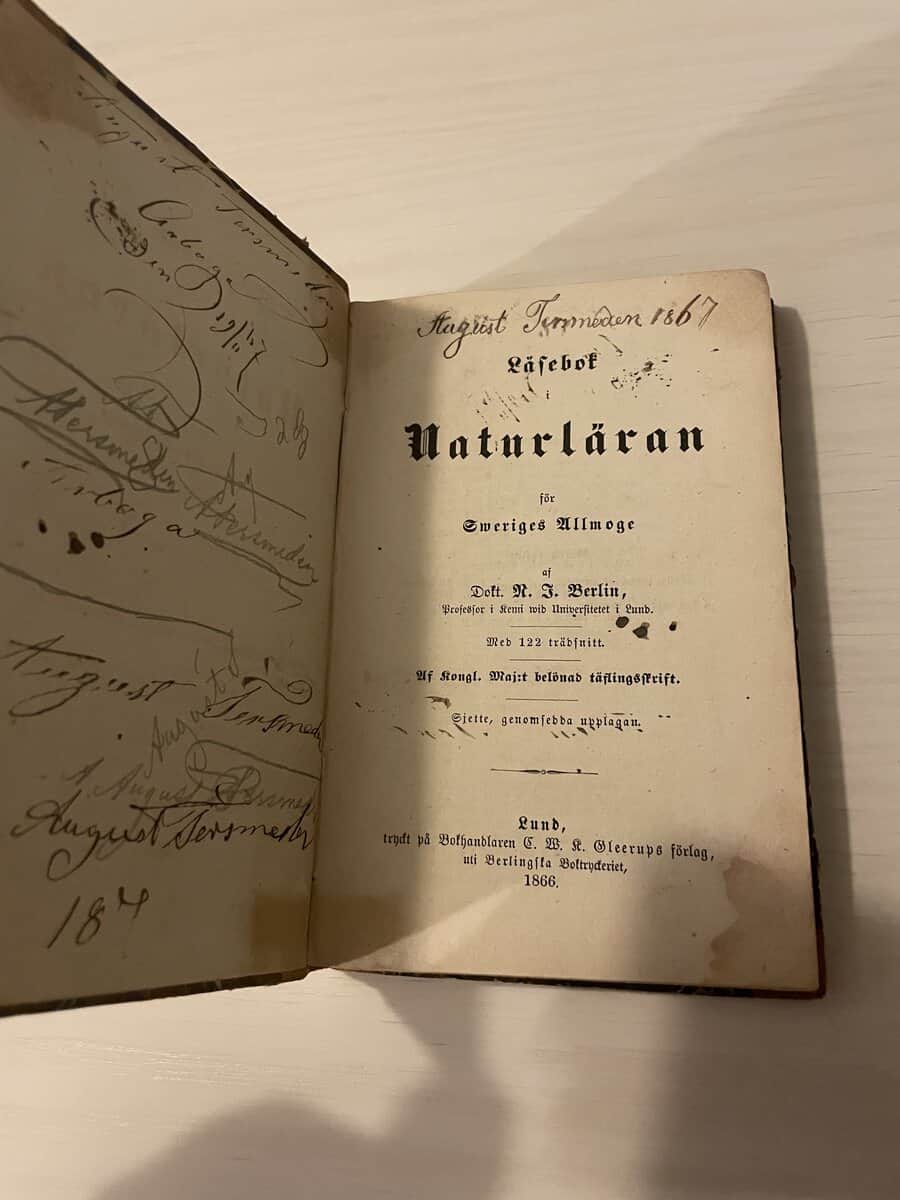 Läsebok i Naturläran för Sveriges allmoge