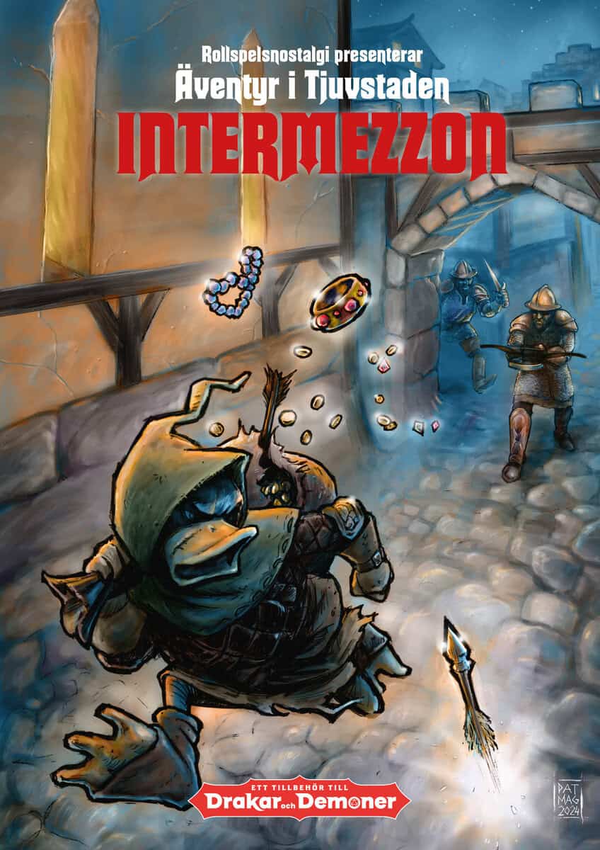 Lehto, Daniel ; Lowejko, Samuel : Intermezzon i Tjuvstaden : ett tredjepartssupplement till Drakar och Demoner