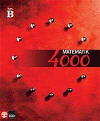 Lena Alfredsson, Hans Brolin, Patrik Erixon, Hans Heikne : Matematik 4000 Kurs B Röd Lärobok