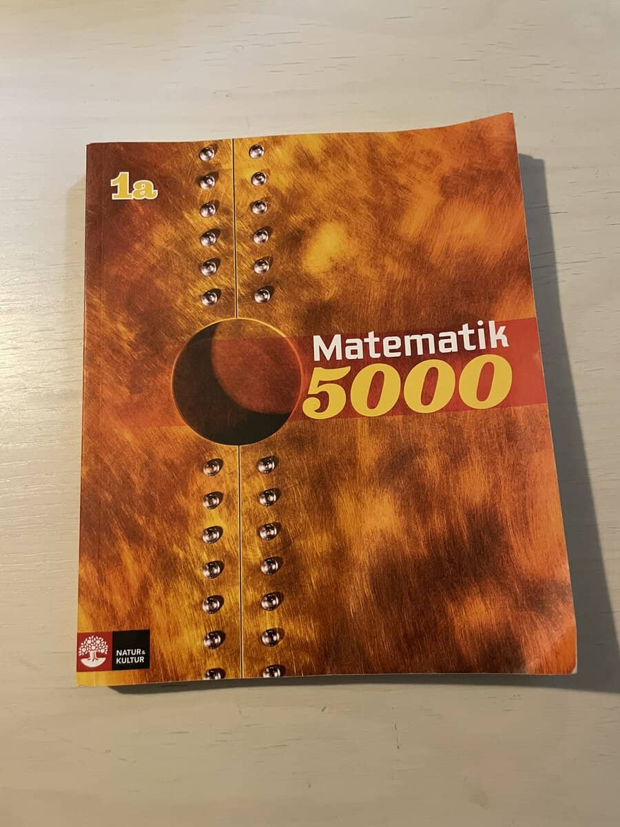 Lena Alfredsson : Matematik 5000 - Kurs 1a gul lärobok