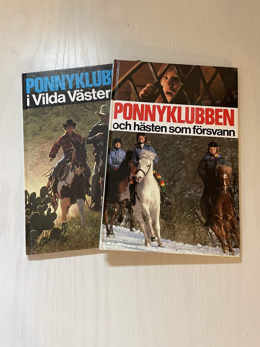 Lengstrand, Rolf; Rolén, Pierre : Ponnyklubben Nr 18-19 - Ponnyklubben i Vilda Västern - Ponnyklubben och hästen som försvann