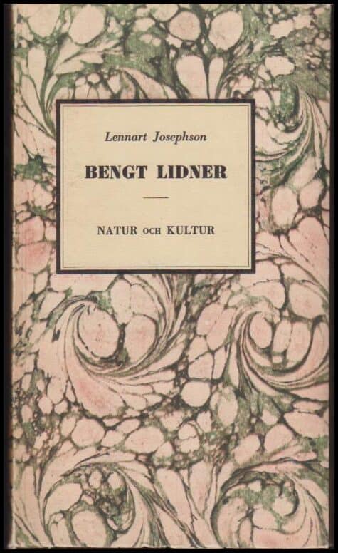 Lennart Josephson : Bengt Lidner