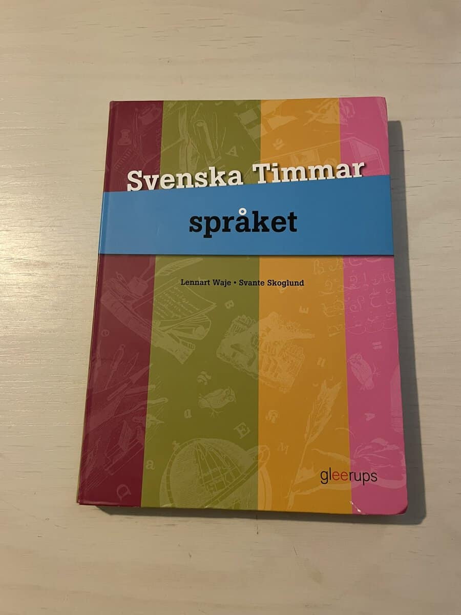Lennart Waje : Svenska timmar - Språket