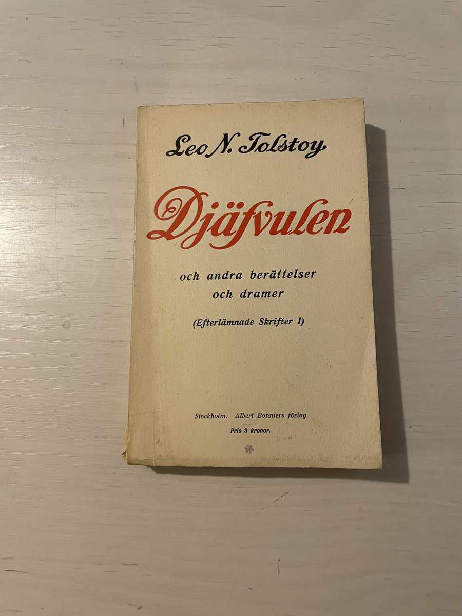 Leo N Tolstoy : Djäfvulen och andra berättelser och dramer (efterlämnade skrifter I)