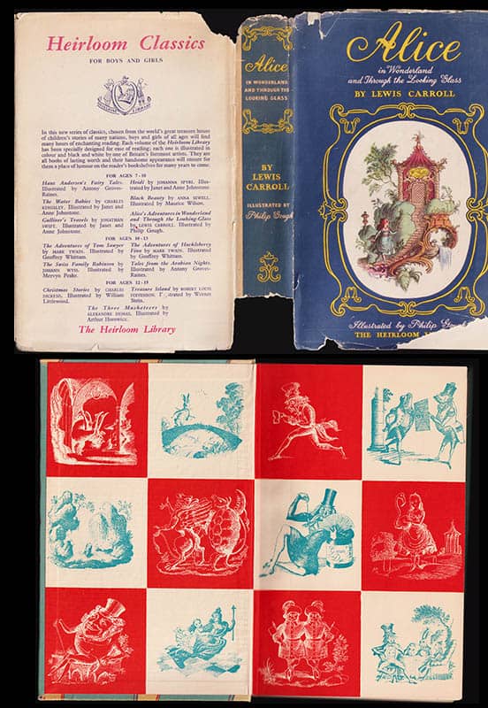 Lewis Carroll : Alice's Adventures in Wonderland and through the Looking-Glass. With drawings by Philip Gough