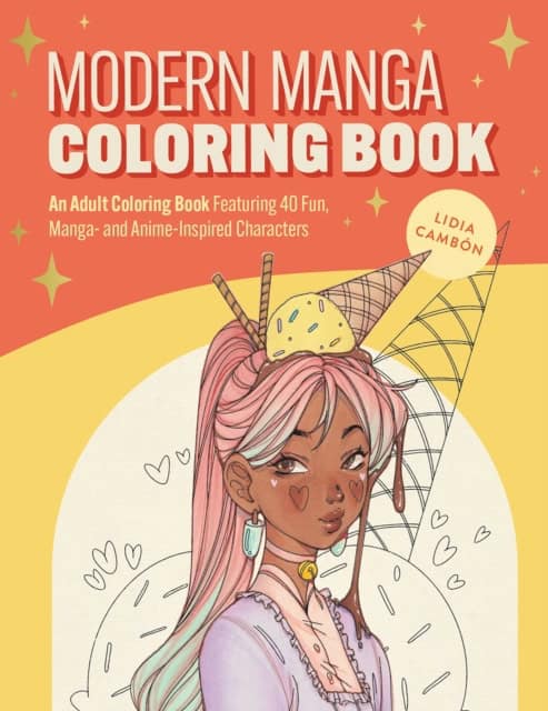 Lidia Cambon : The Modern Manga Coloring Book