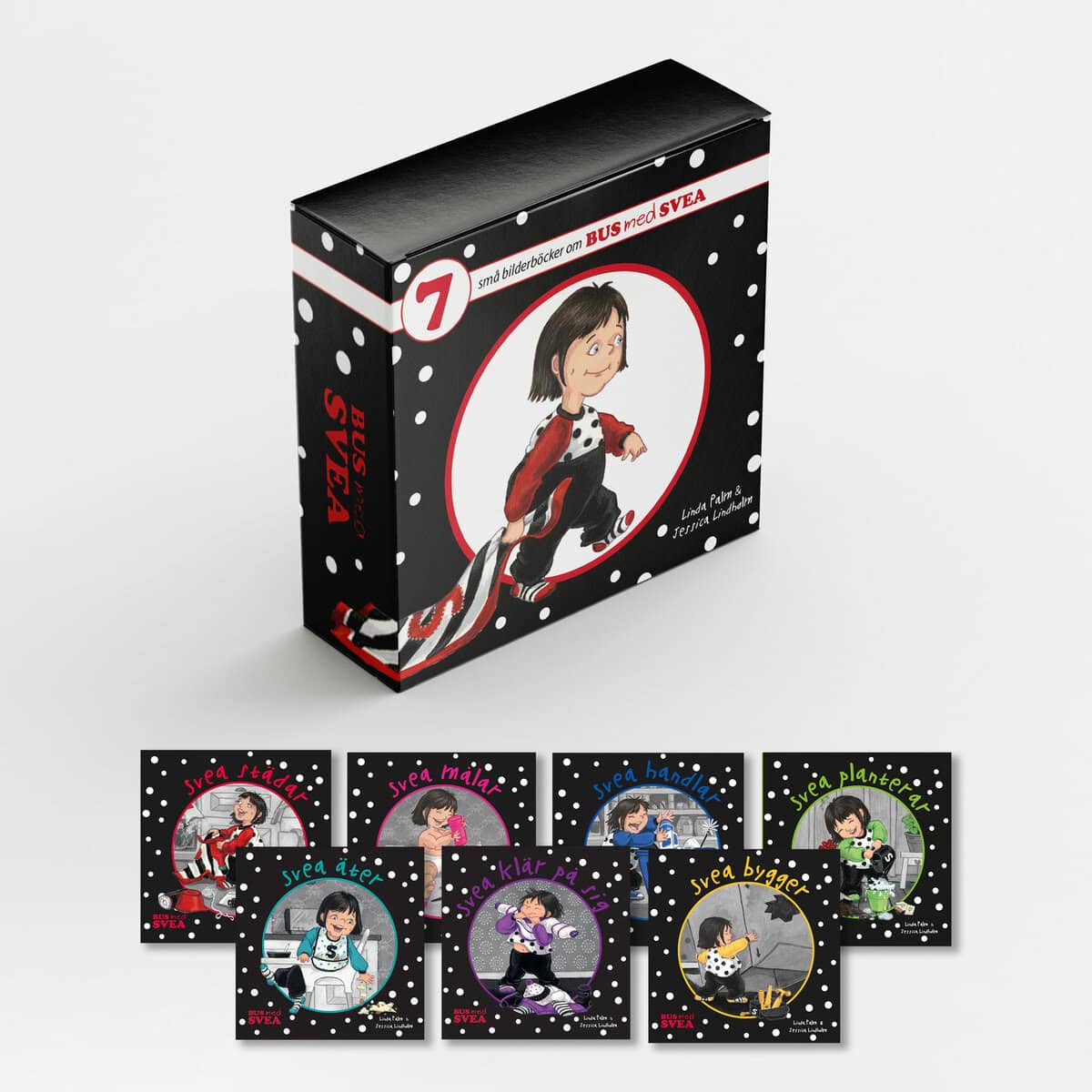 Linda Palm : Samlingsask. 7 små bilderböcker om Svea