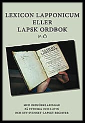 Lindahl, Erik; Öhrling, Johan : Lexicon Lapponicum (A-O)