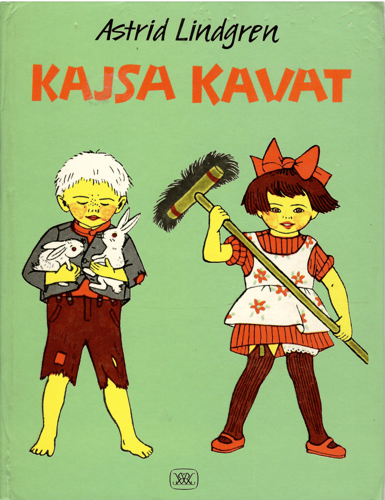 Lindgren, Astrid ; Vang-Nyman, Ingrid (bilder) : Kajsa Kavat och andra berättelser
