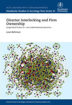 Love Bohman : Director interlocking and firm ownership : longitudinal studies of 1- and 3-mode network dynamics