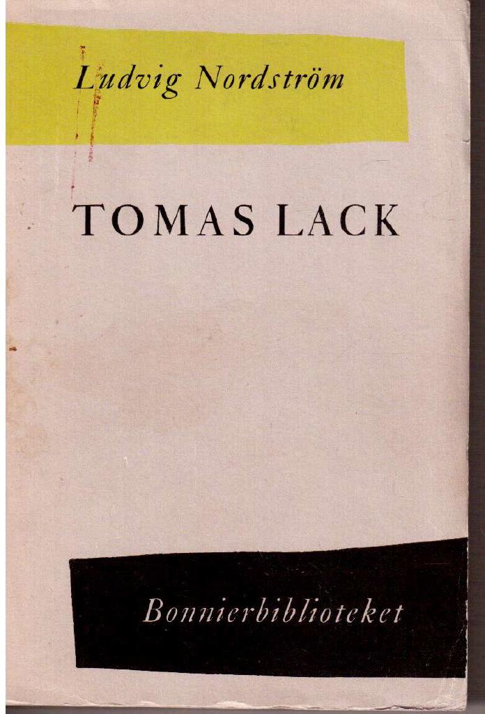 Ludvig Nordström : Tomas Lack