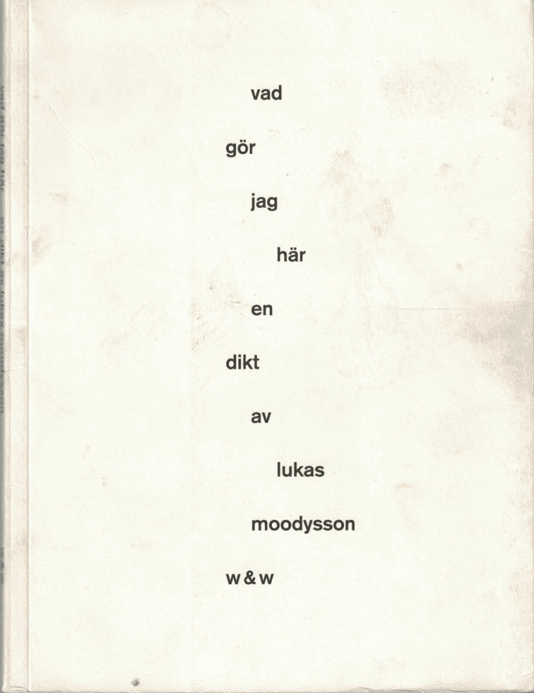 Lukas Moodysson : Vad gör jag här